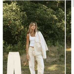 SET- Parke Classic Straight Jeans & Oversized Jacket